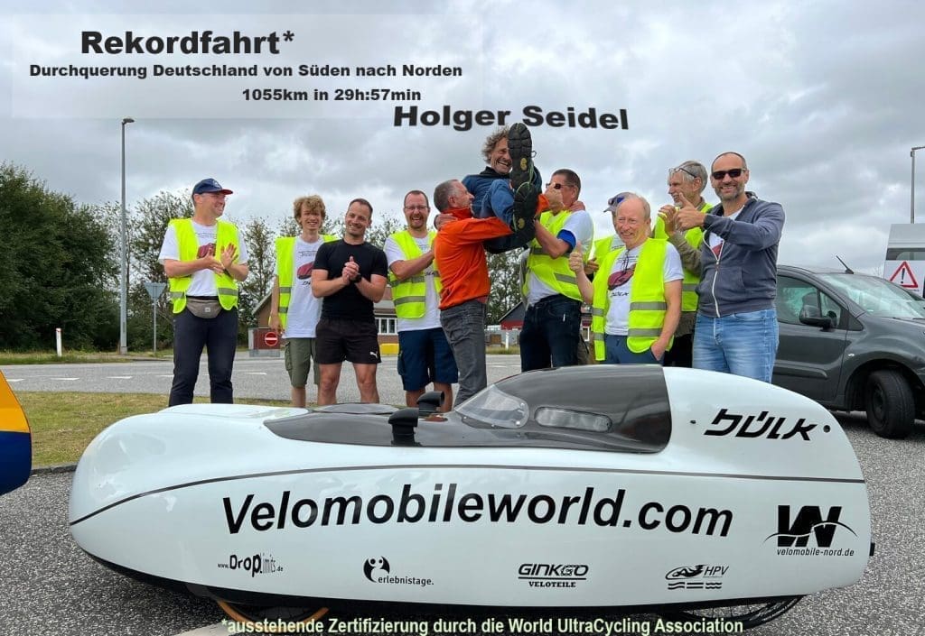 In 2022, Holger Seidel set the new record crossing Germany South-North