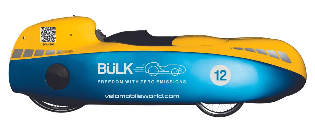 Velomobile ambassador slogan option