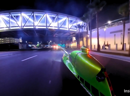 Photo: Dwight Street, Velomobile World ambassador