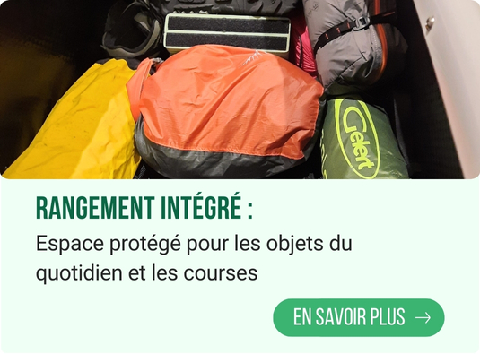 Espace protégé pour les objets du quotidien et les courses